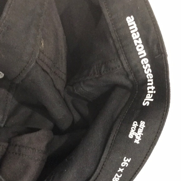 Jeans for men’s straight size 36 X 36 color black - Picture 8 of 9